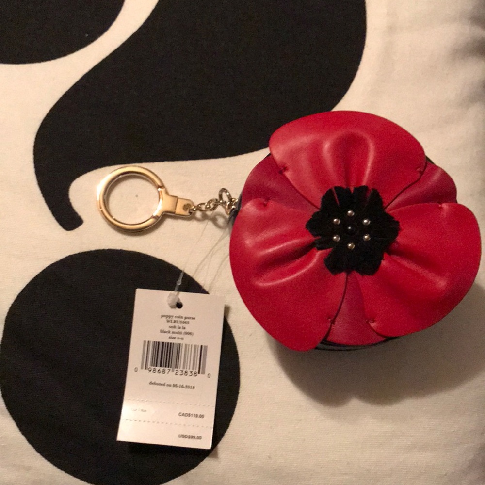 ♠️ kate spade poppy coin purse